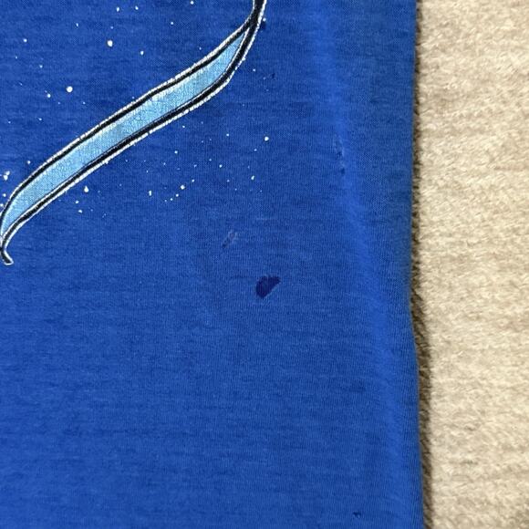 Vintage NASA Kennedy Space Center Rocket Ship T Shirt Man Earth Single Stitch - Picture 10 of 12